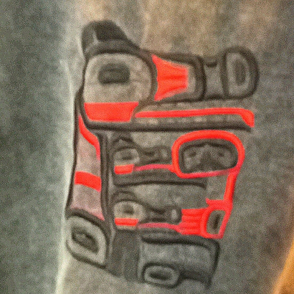 EUC Fuzzy Stonewash totem sweatshirt - Picture 2 of 5